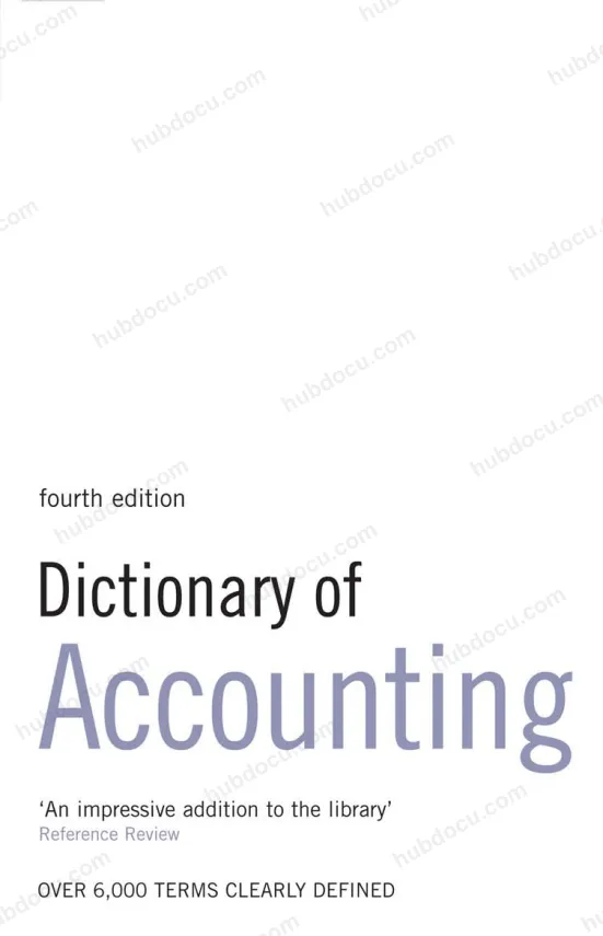 Từ điển chuyên ngành Kế toán - Dictionary of accounting