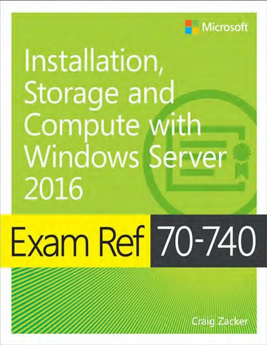 Installation, Storage and Compute with Windows Server 2016