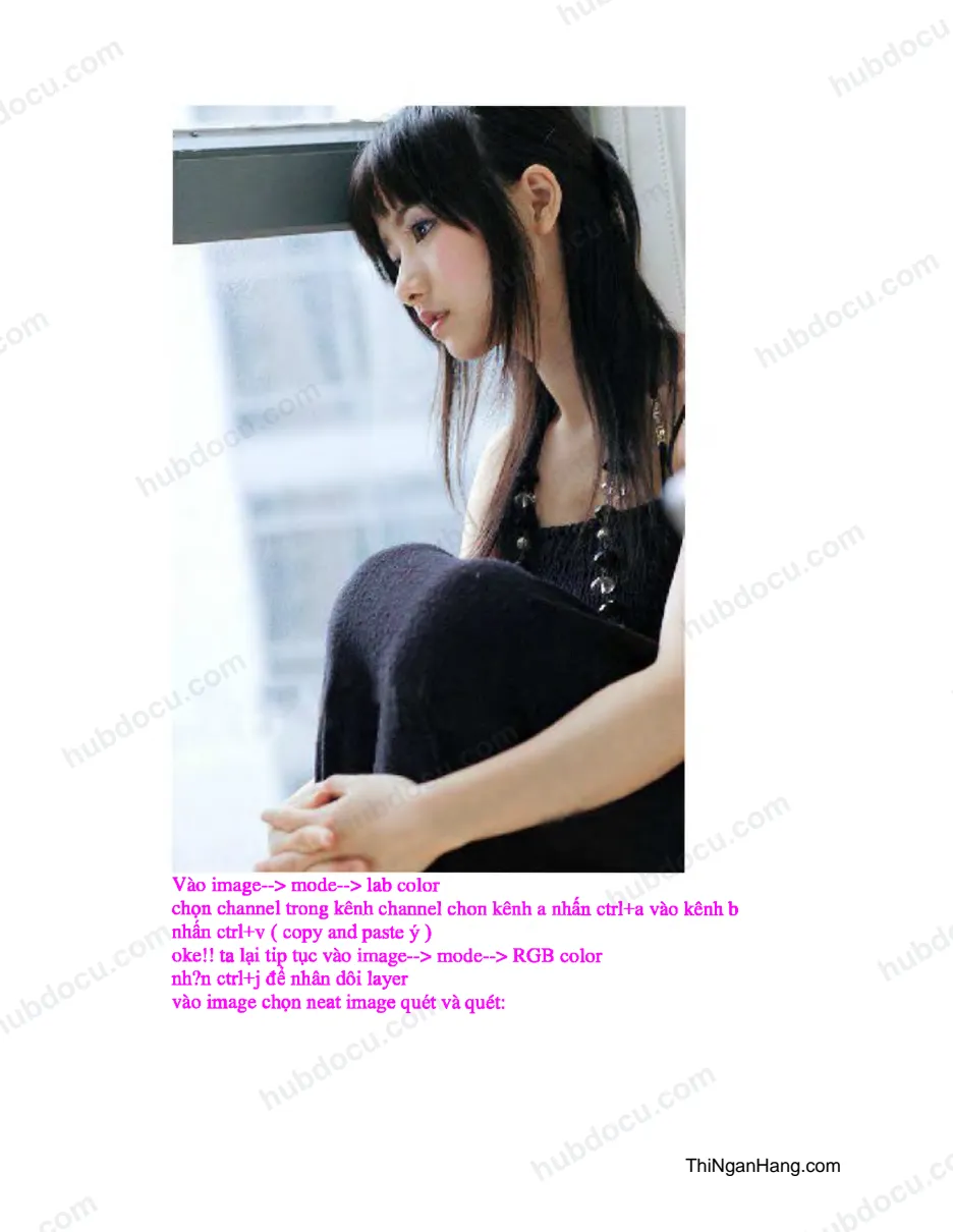 Chỉnh sửa photoshop blend màu phong cách alonly