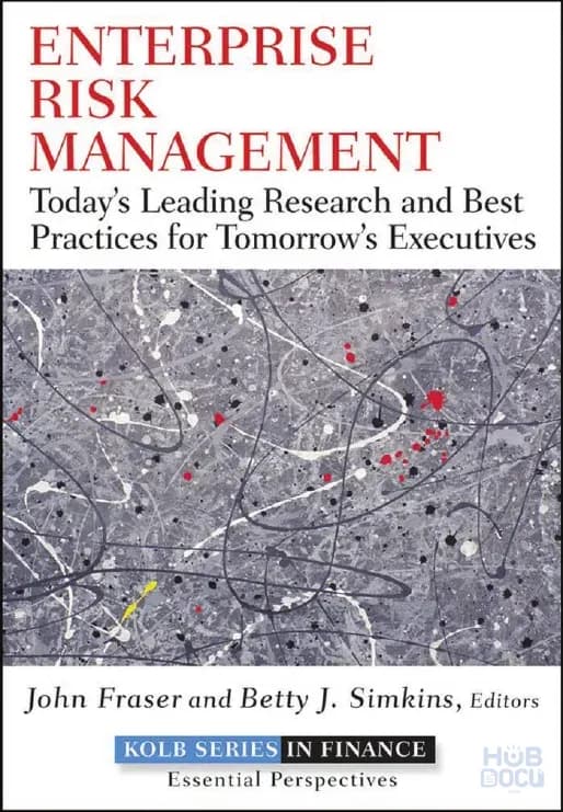 Enterprise risk management (part i) - John Fraser, Betty J. Simkins
