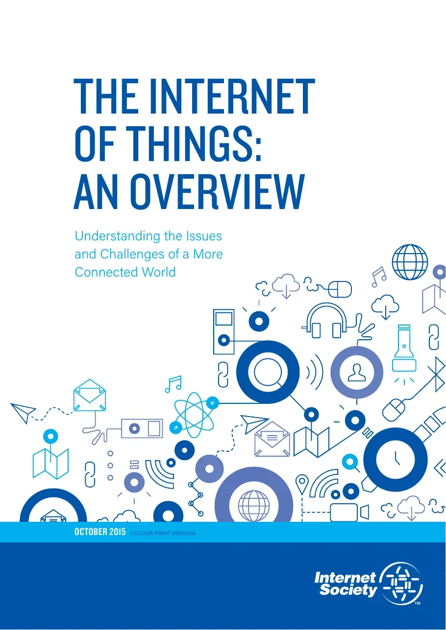 The Internet of Things Overview (Tổng quan Internet vạn vật) - Karen Rose, Scott Eldridge, Lyman