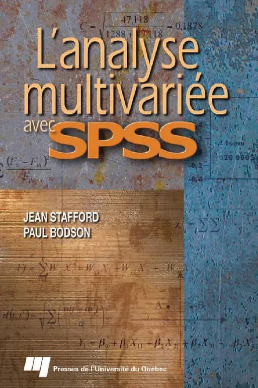 Analyse Multivariee Avec SPSS (Hướng dẫn phân tích đa biến sử dụng SPSS) (Tiếng Pháp)