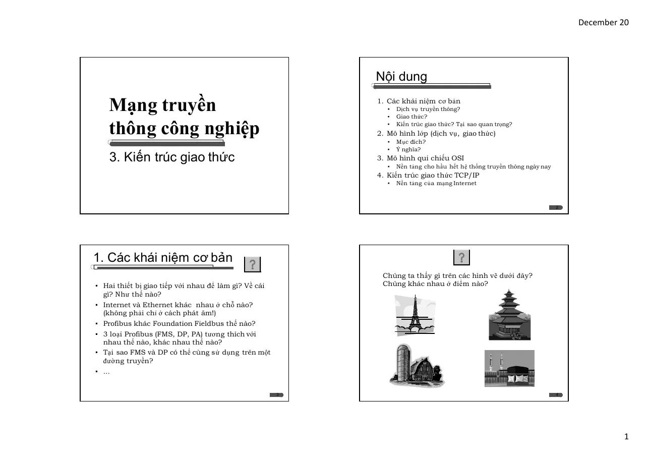 Kiến trúc giao thức - Mạng truyền thông công nghiệp (3)