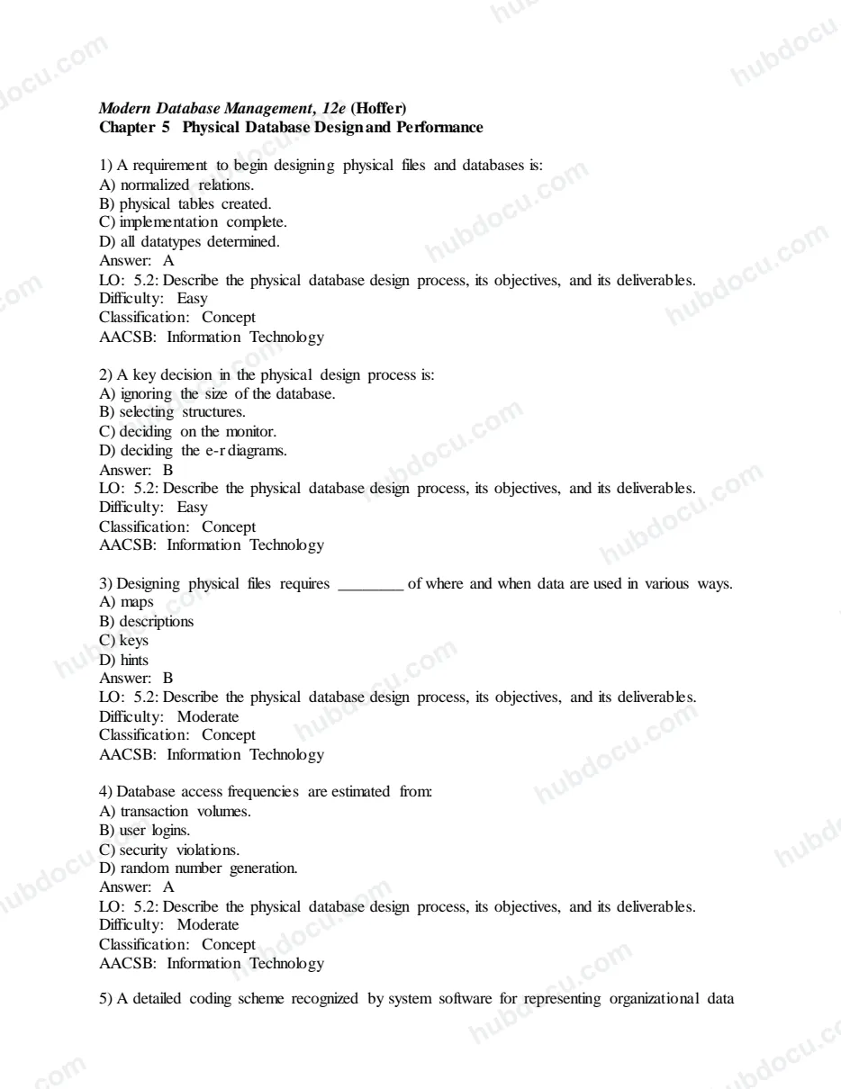 Modern Database Management