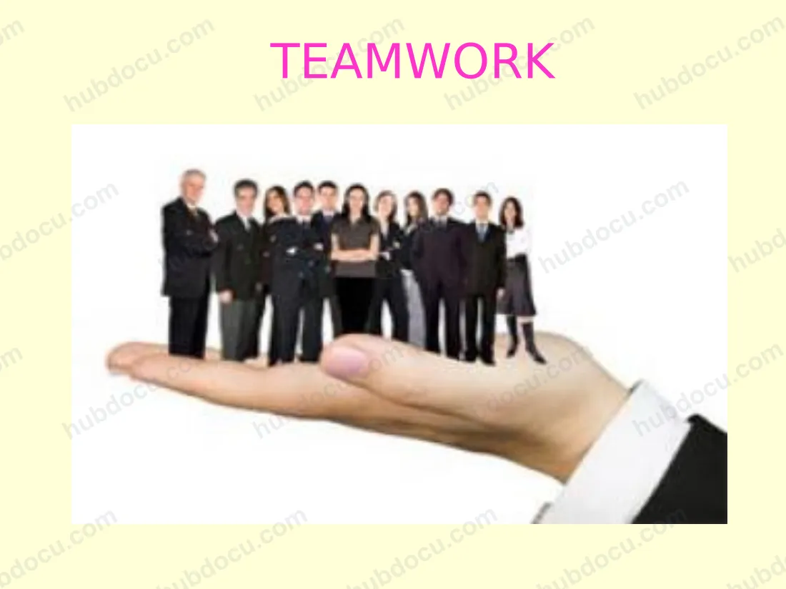 Bài Thuyết Trình Làm Việc Nhóm - Teamwork