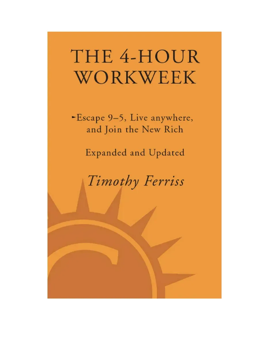 The 4 Hour Work Week (Tuần Làm Việc 4 Giờ) - Timothy Ferriss