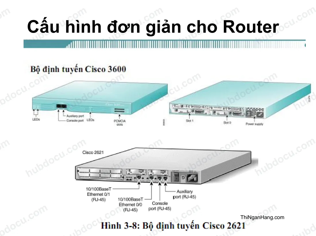 Cấu hình cho Router