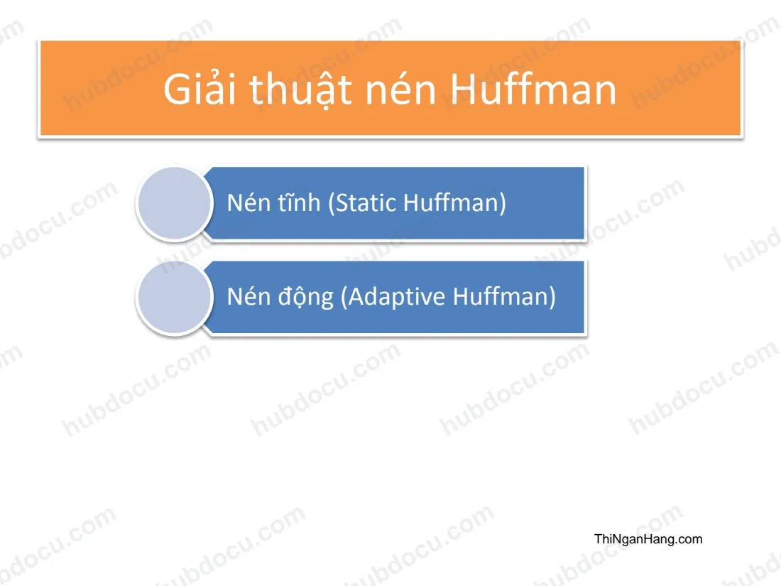 Giải thuật nén Huffman
