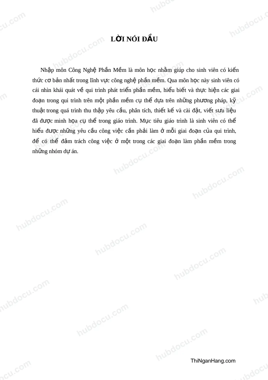 Tổng quan về Công nghệ phần mềm