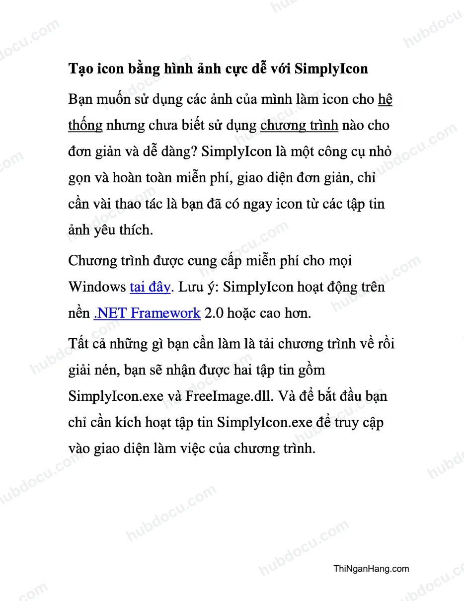 Tạo icon bằng hình ảnh cực dễ với Simplylcon