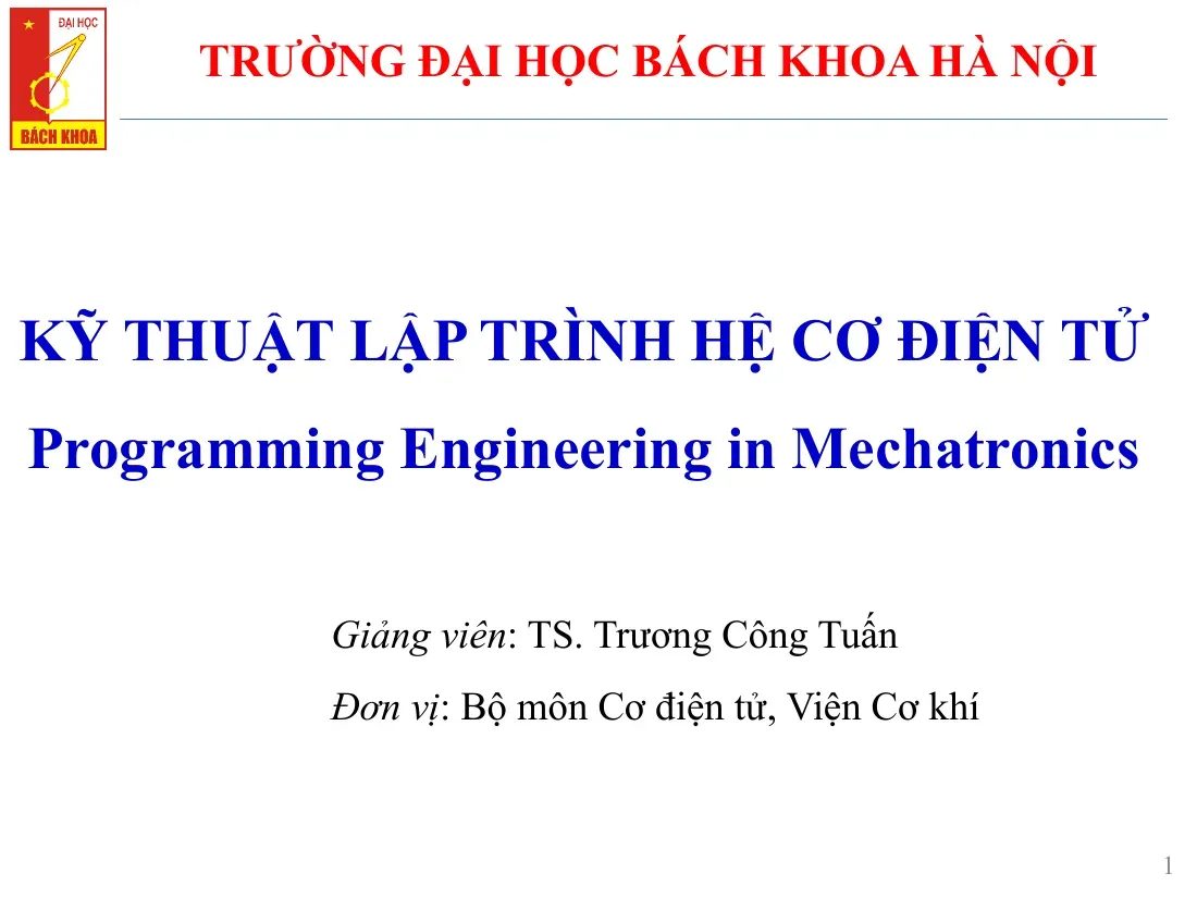 CHƯƠNG 13. C++ nâng cao (CHƯƠNG 13) - Trương Công Tuấn