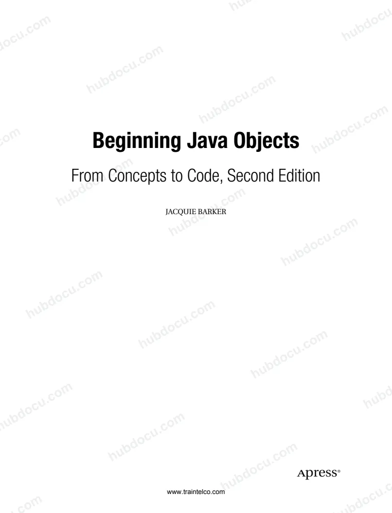 Beginning Java Objects From Concepts To Code