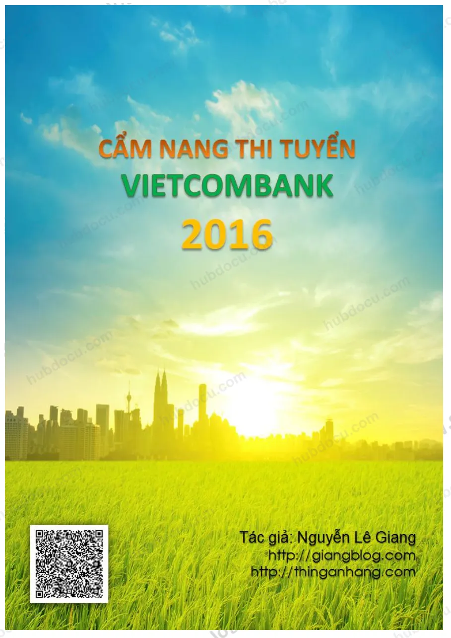Cẩm nang thi tuyển Vietcombank 2016