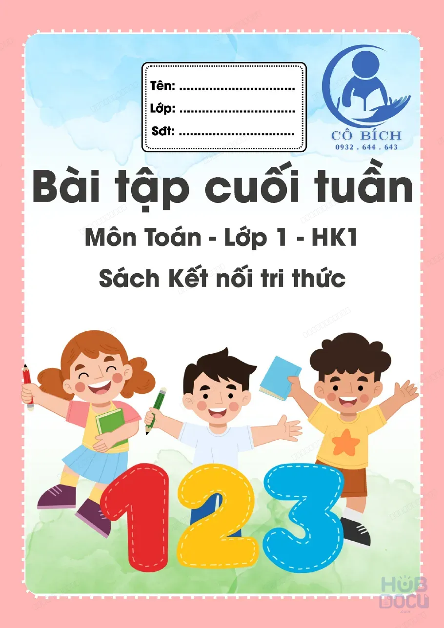 Toán Lớp 1 - Kết nối tri thức
