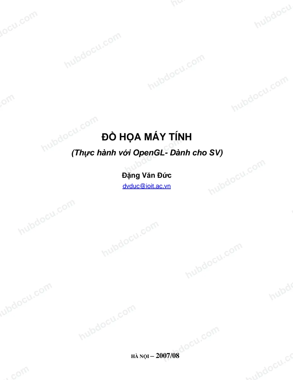 Thực hành OPEN GL - Đặng Văn Đức