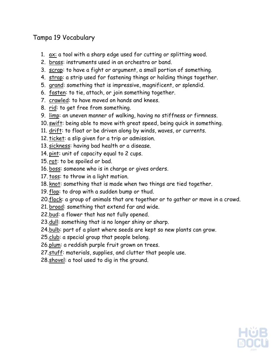 G3 - Tampa Vocabulary19.doc