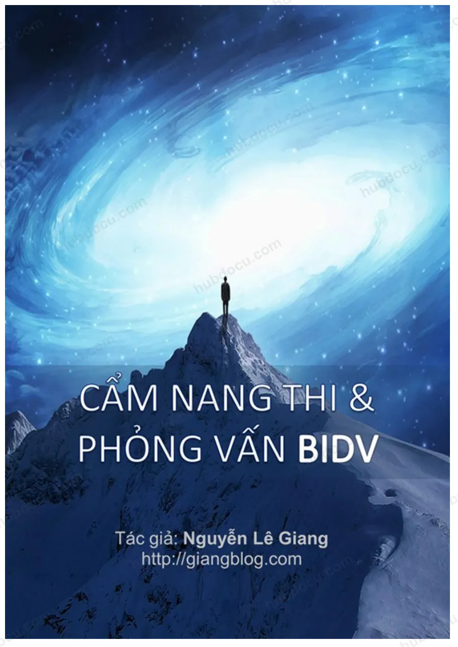 Cẩm nang thi - phỏng vấn BIDV 2018