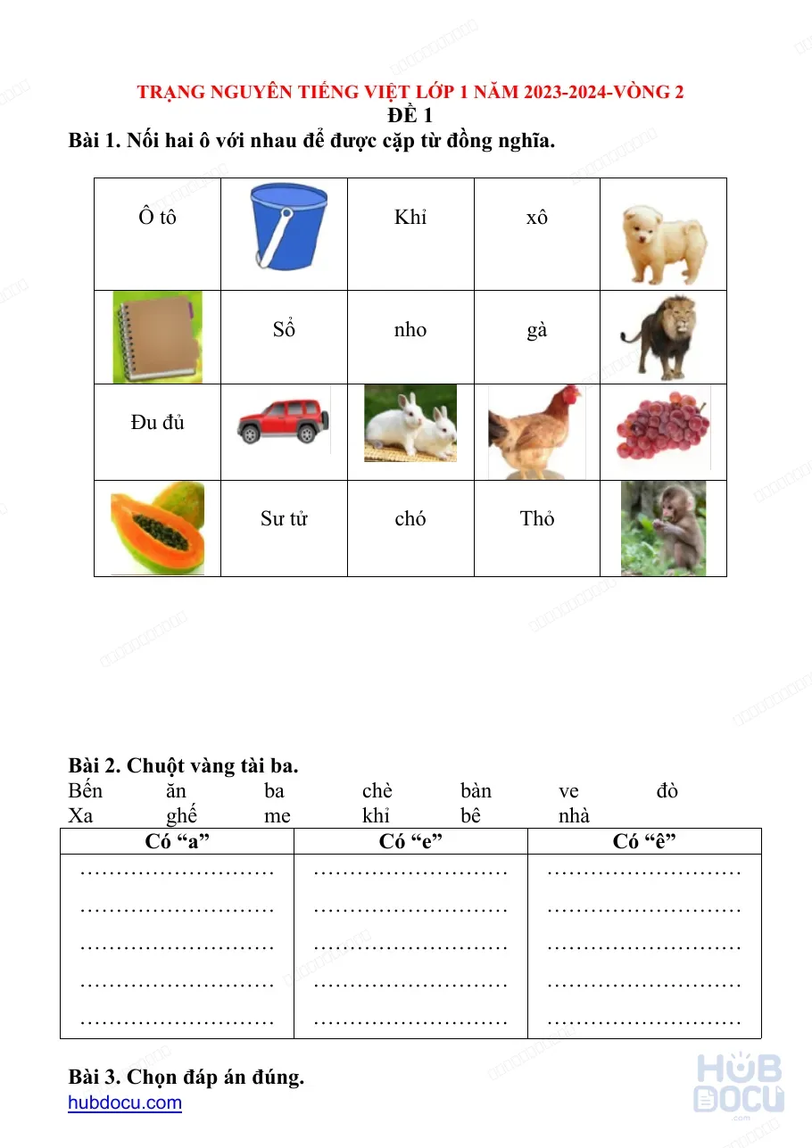 Trạng nguyên Tiếng Việt (Vòng 2)