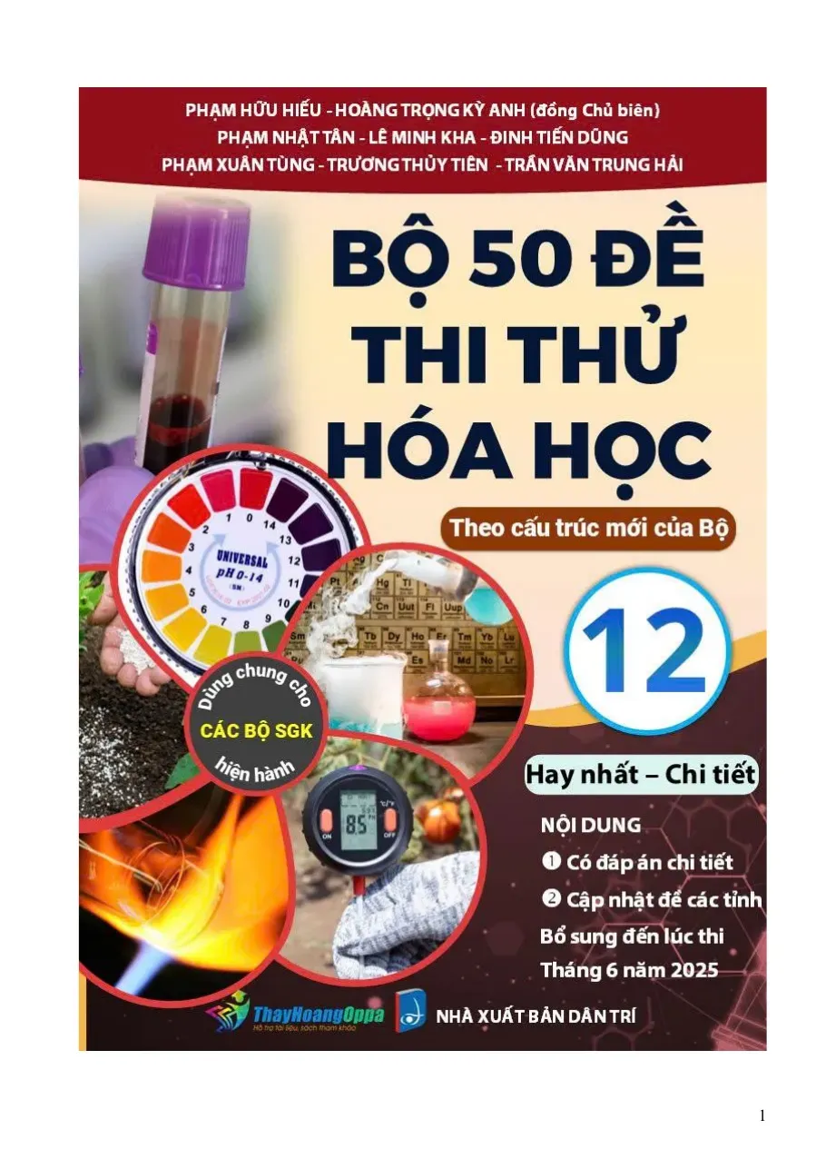 50 Đề Thi THPT Qg Hóa Học (Bài 50)