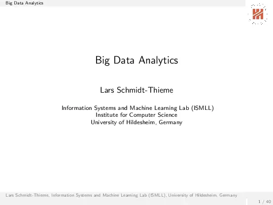 Big Data Analytics Overview (00) (Tổng quan về dữ liệu lớn và các khái niệm cơ bản)