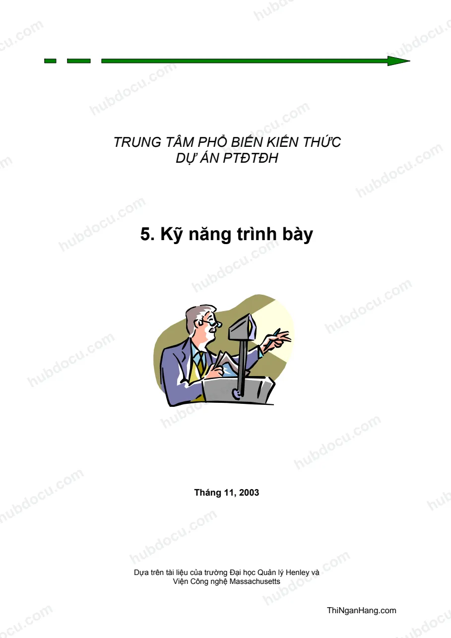 Kỹ năng mềm - Kỹ năng trình bày
