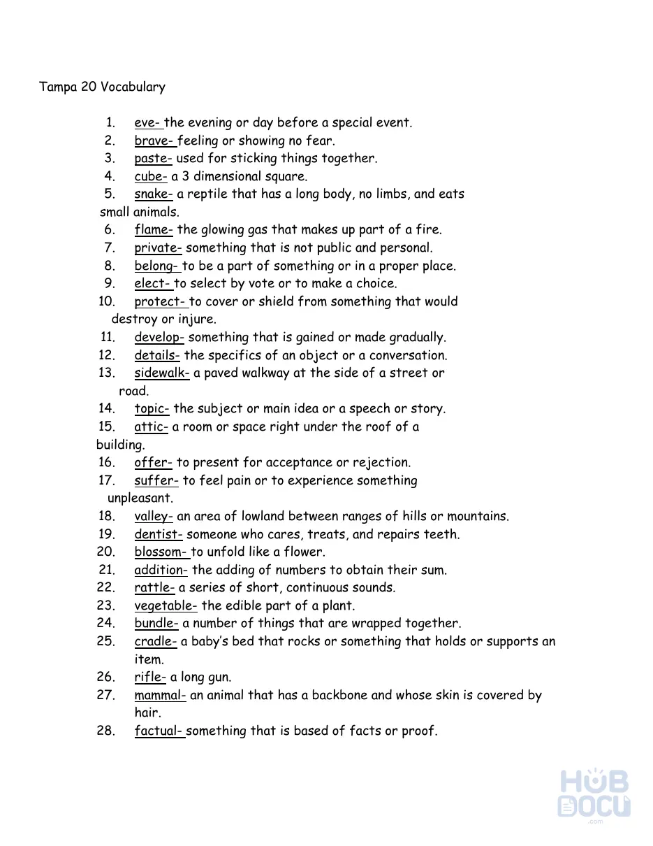 G3 - Tampa Vocabulary20.doc