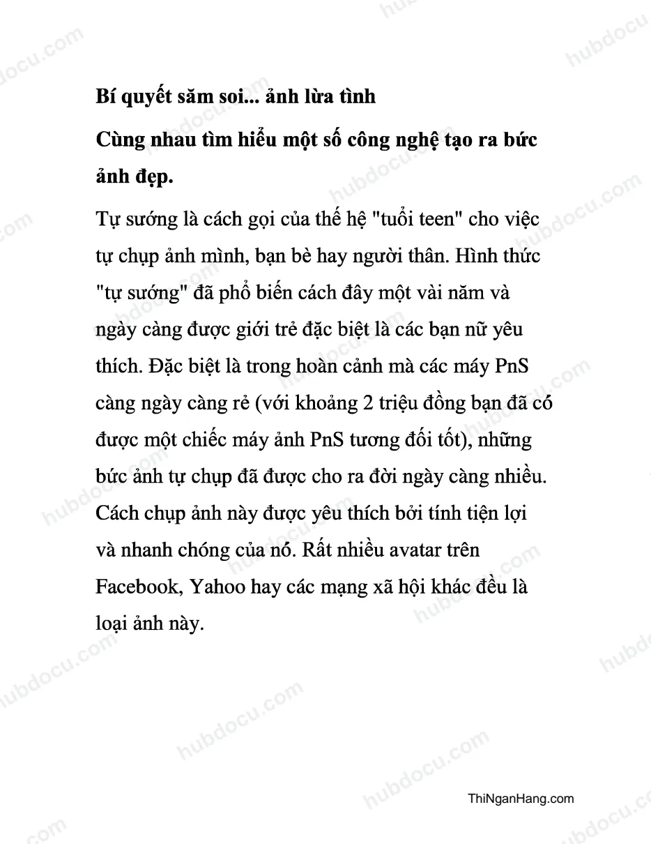 Bí quyết săm soi ảnh lừa tình