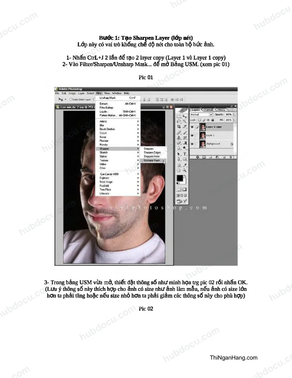 Cách làm mịn da bằng Photoshop