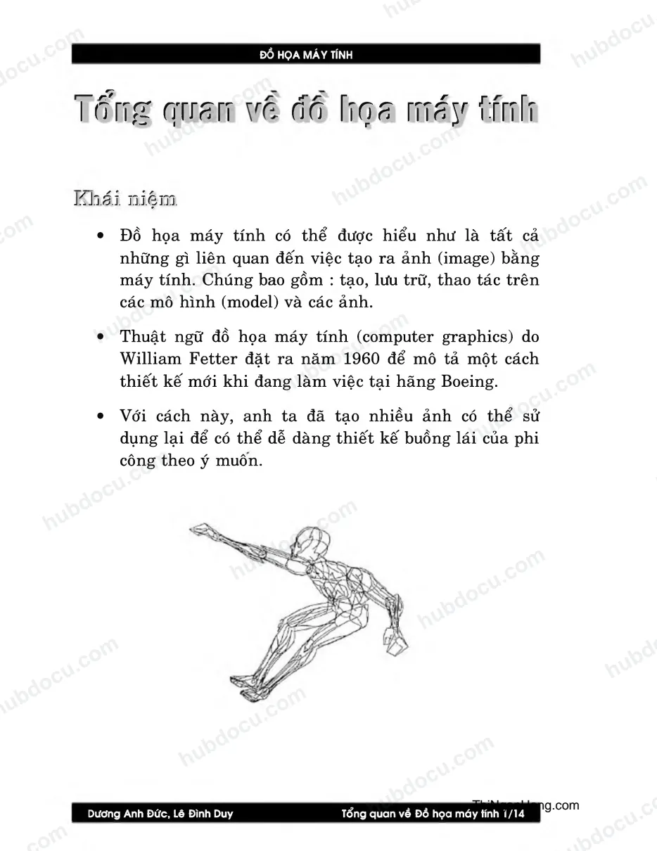 Tổng quan về Đồ hoạ máy tính