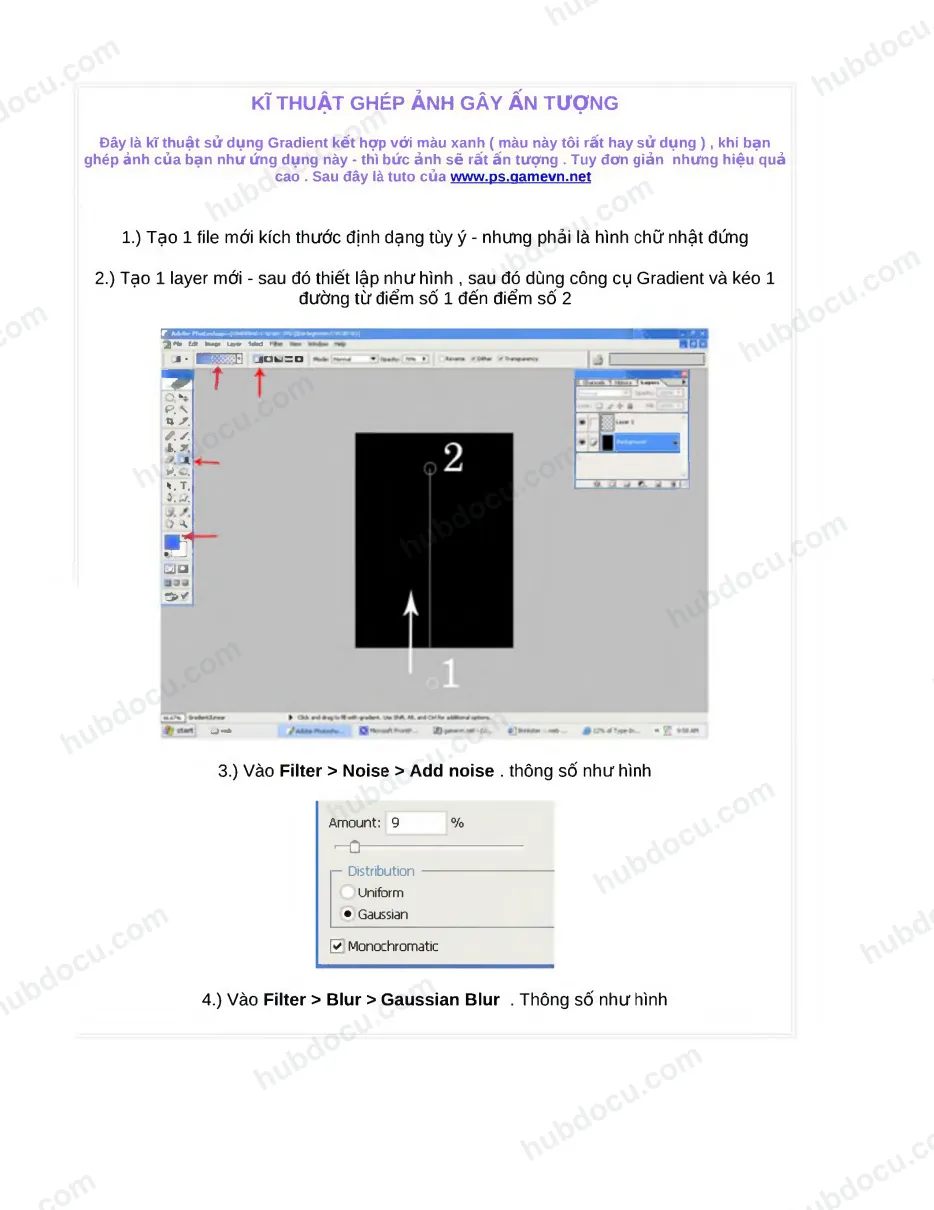 Thiết kế Photoshop - Kỹ thuật ghép ảnh ấn tượng