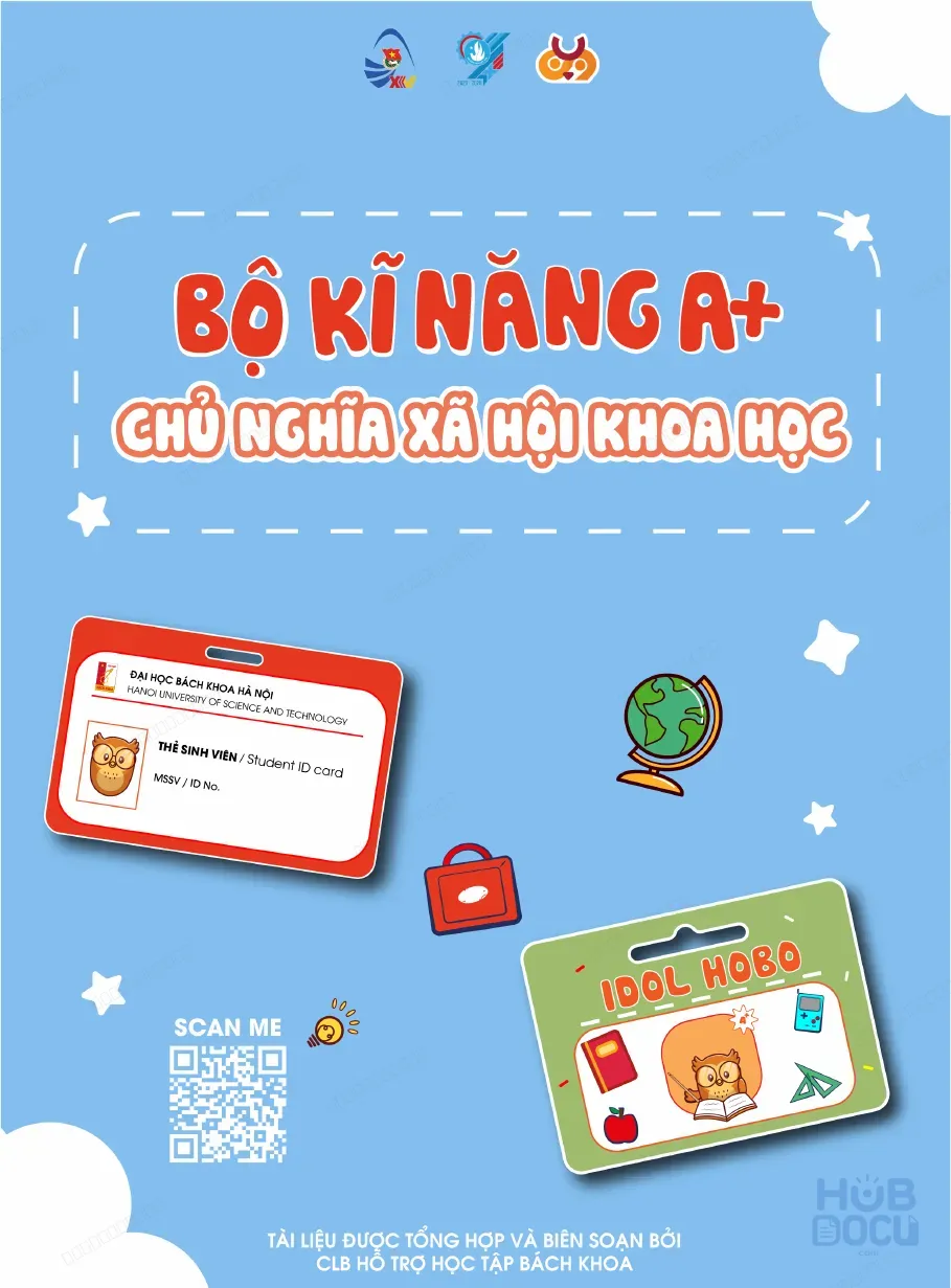 Chủ nghĩa xã hội khoa học (Bộ kỹ năng A+ CLB HTHT HUST)