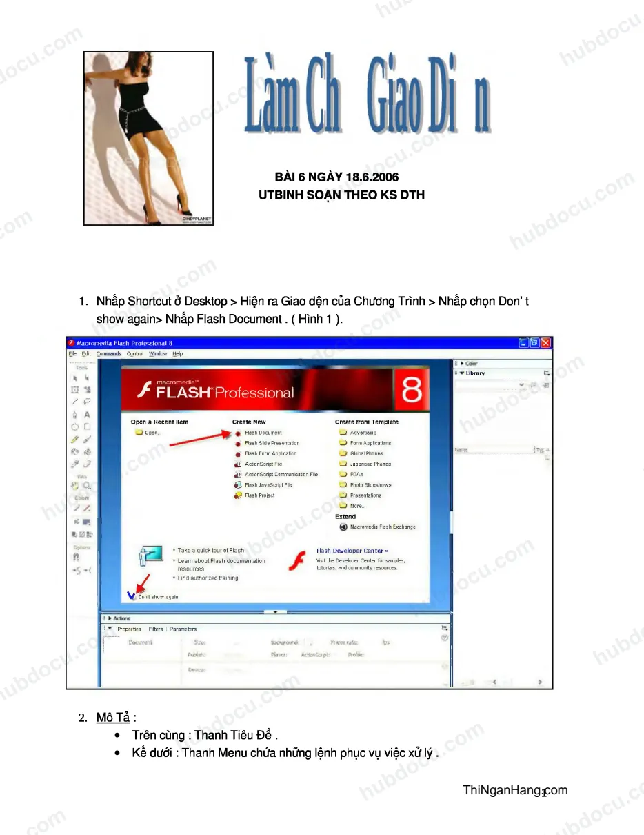 Cách làm giao diện