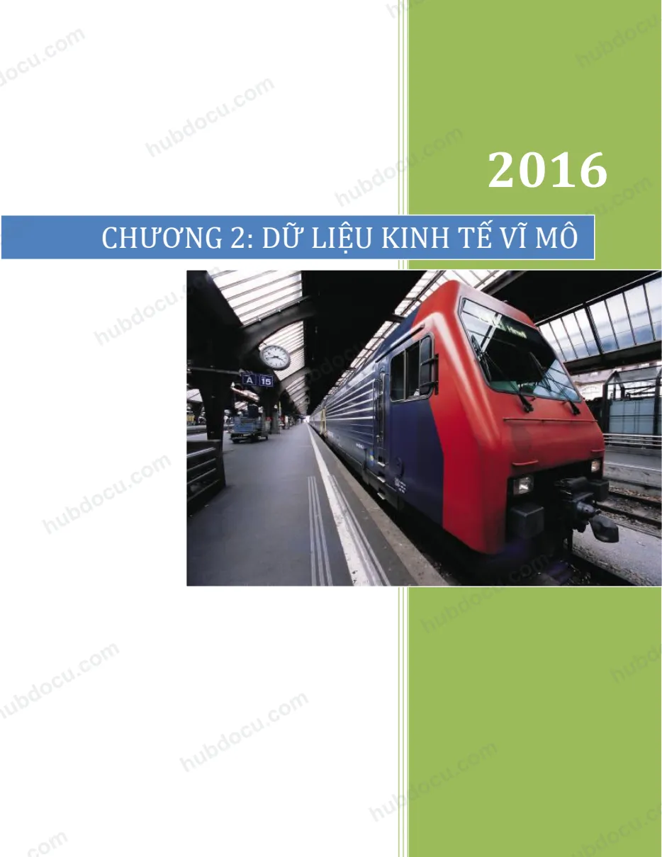 Kinh tế vĩ mô chương 2(GDP, chỉ số giá tiêu dùng)