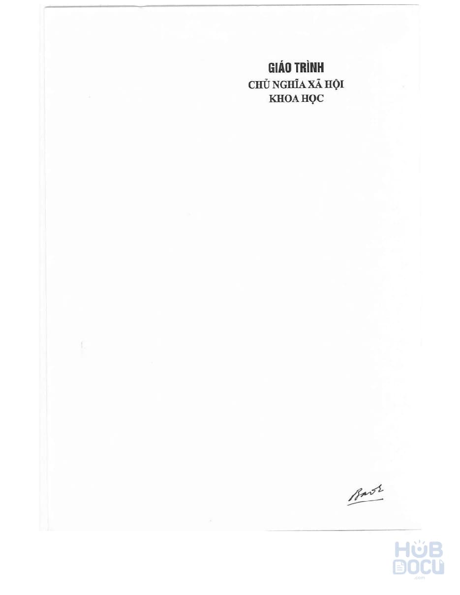 Giáo trình học phần Chủ nghĩa xã hội khoa học (Trg1-66)