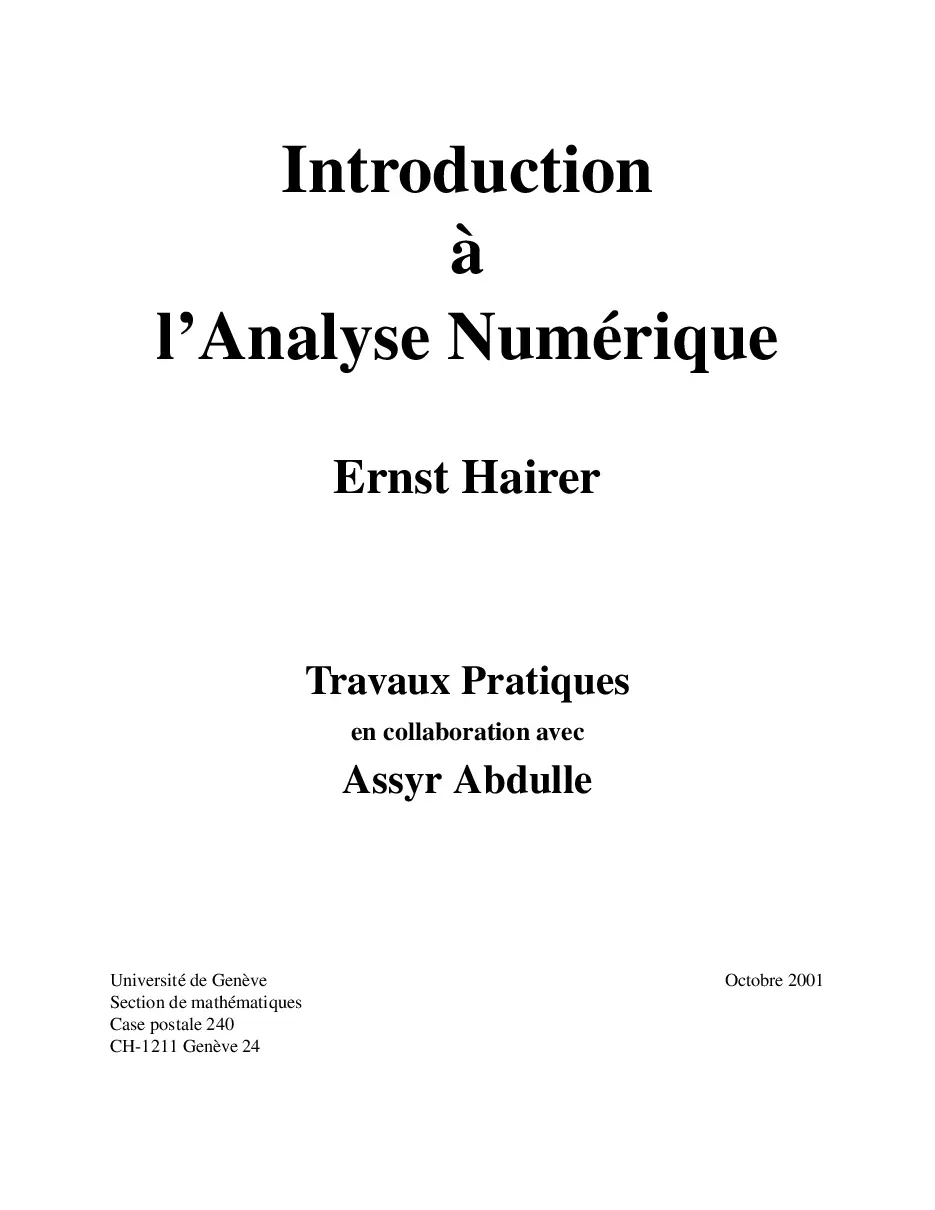 An Numerique (Hướng dẫn thực hành môn Phân tích số)
