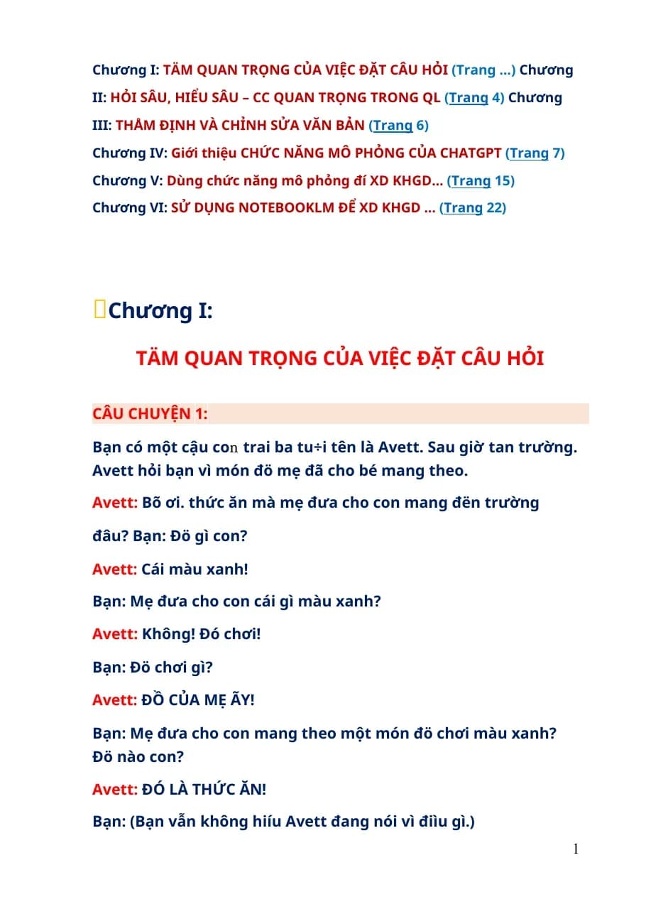 Tài Liệu Tập Huấn Sử Dụng Chat GPT Trong Dạy Học