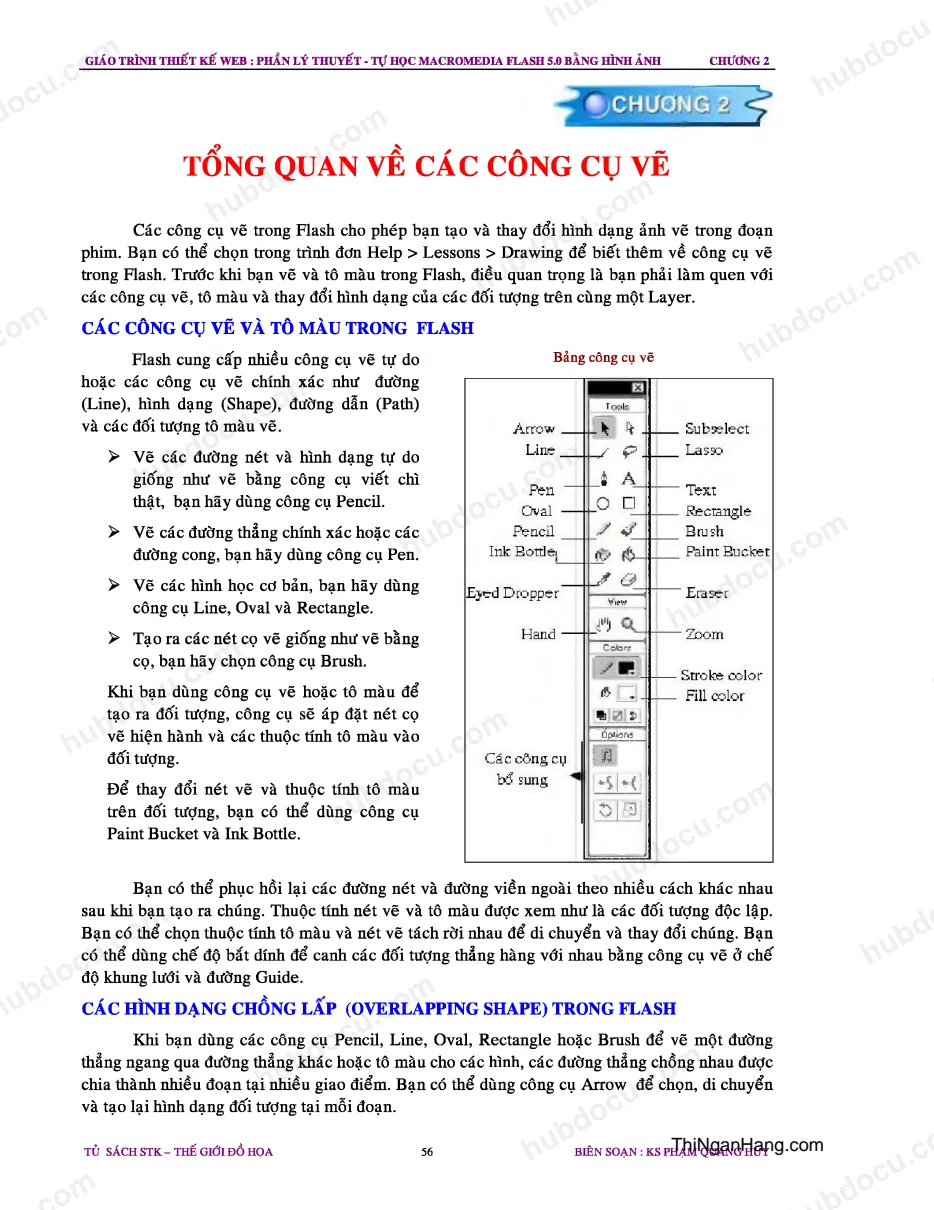 Tổng quan về các công cụ vẽ