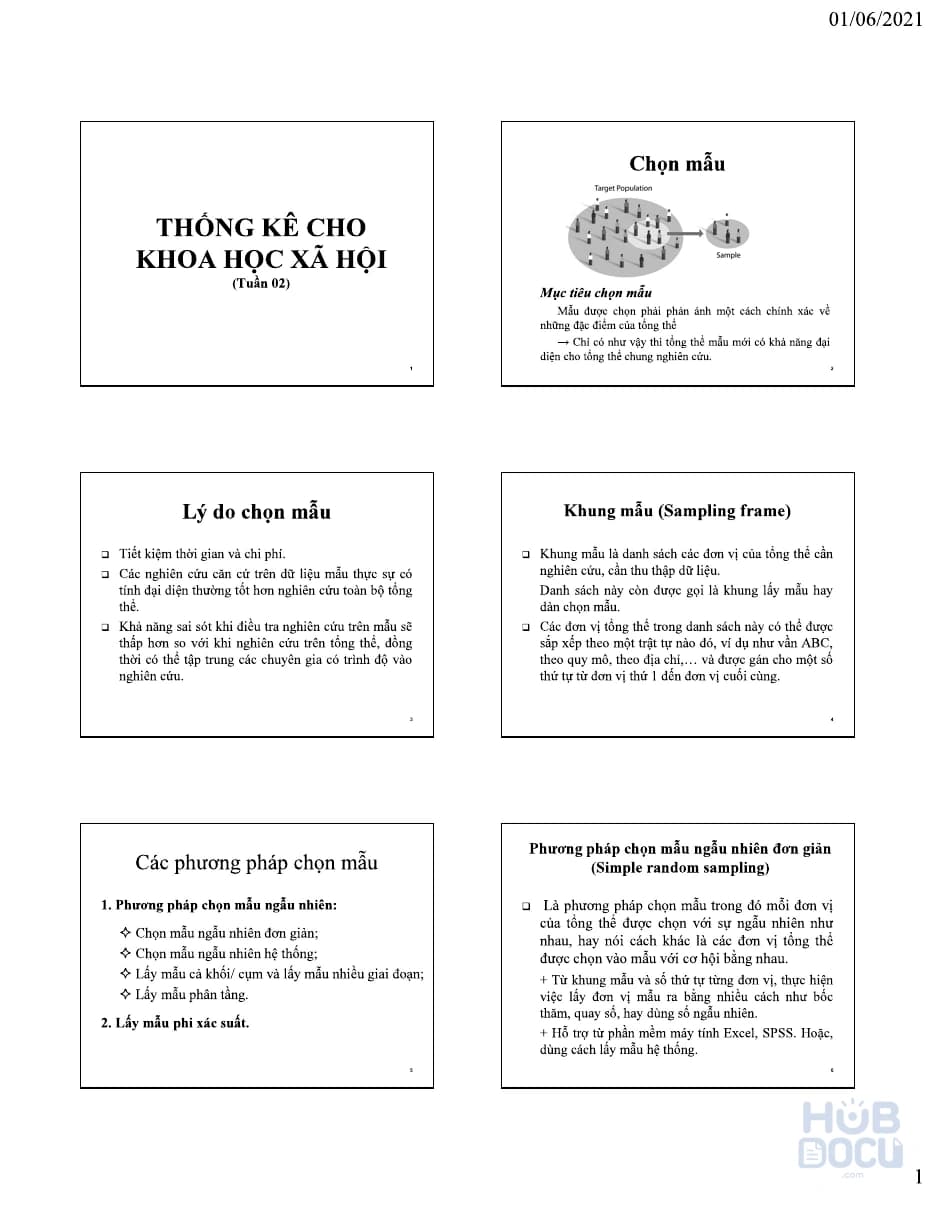 2.Chọn mẫu Bảng PPTS - Thống kê cho Khoa học xã hội