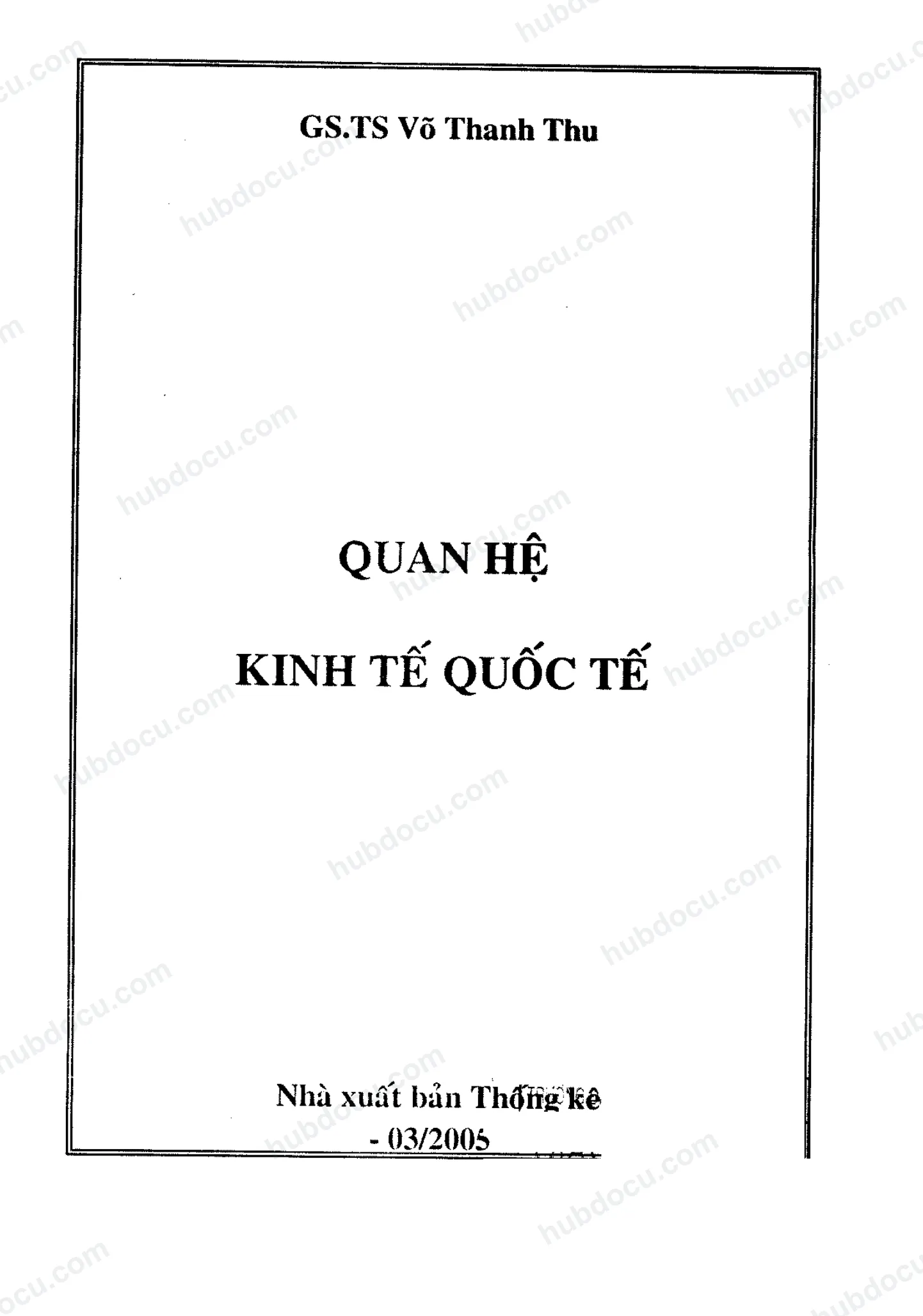 Quan hệ Kinh tế Quốc tế