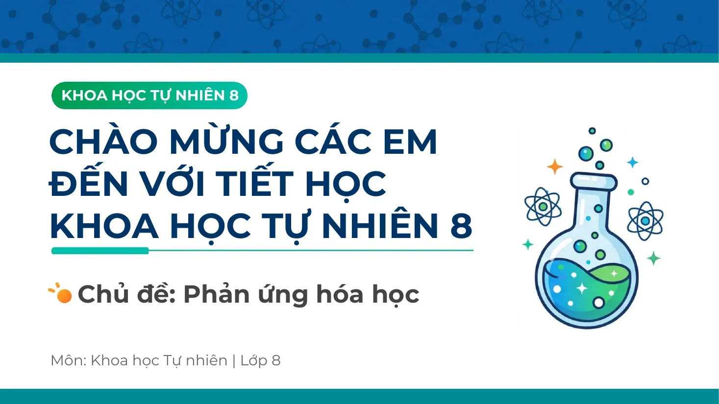 Khoa học tự nhiên Lớp 8 - Bài 5: Định luật bảo toàn khối lượng và phương trình hóa học