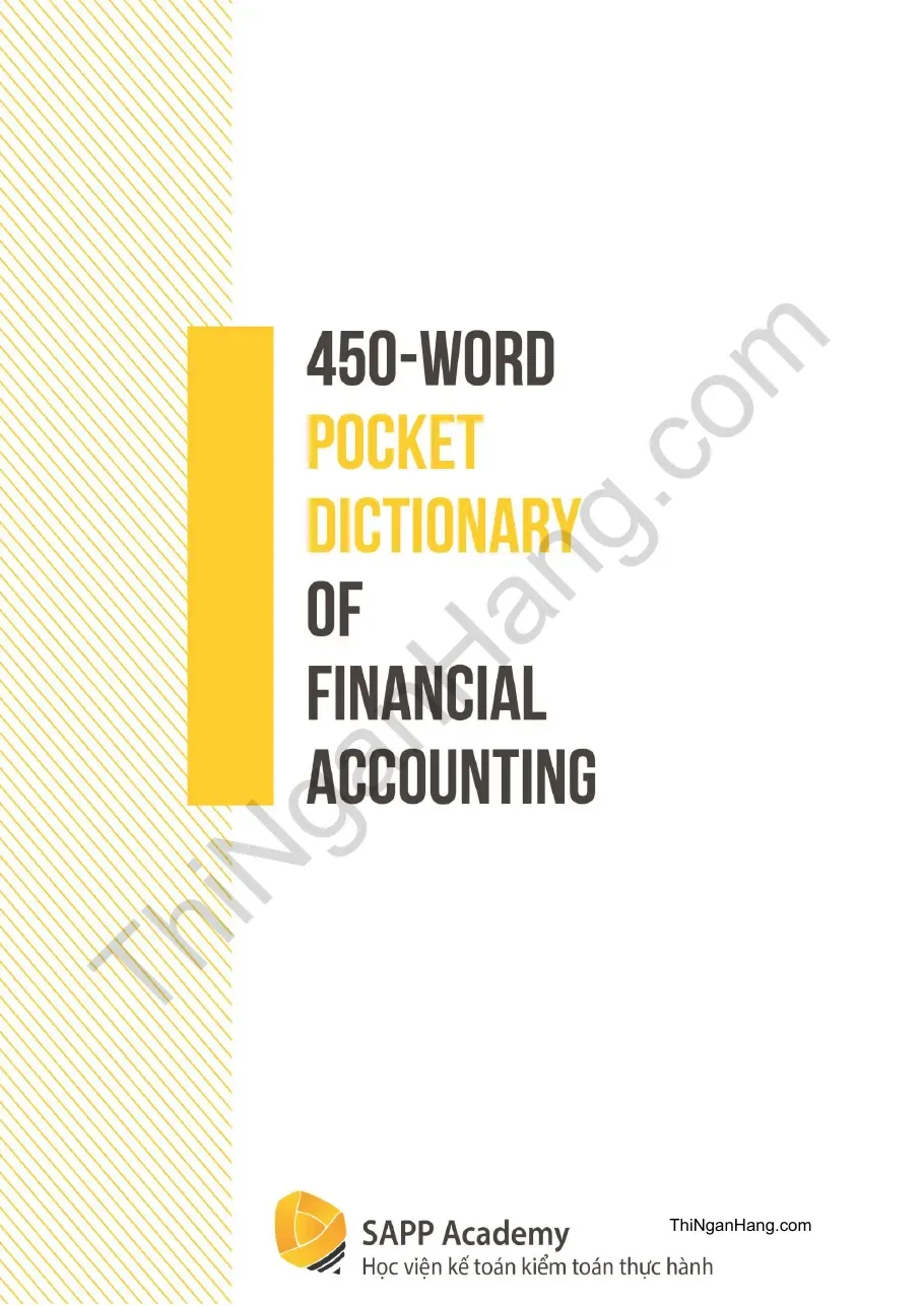 450-word Pocket Dictionary Of Financial Accounting - SAPP Academy