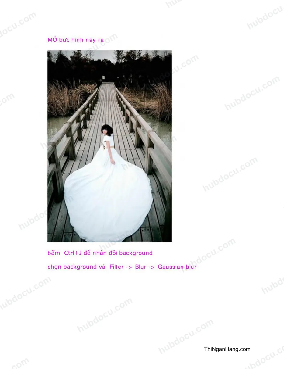 Thiết kế Photoshop - Khung trời huyển ảo