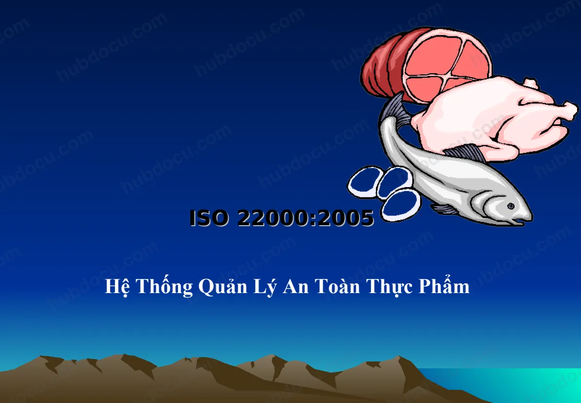 Bài Giảng - Hệ Thống Quản Lý An Toàn Thực Phẩm