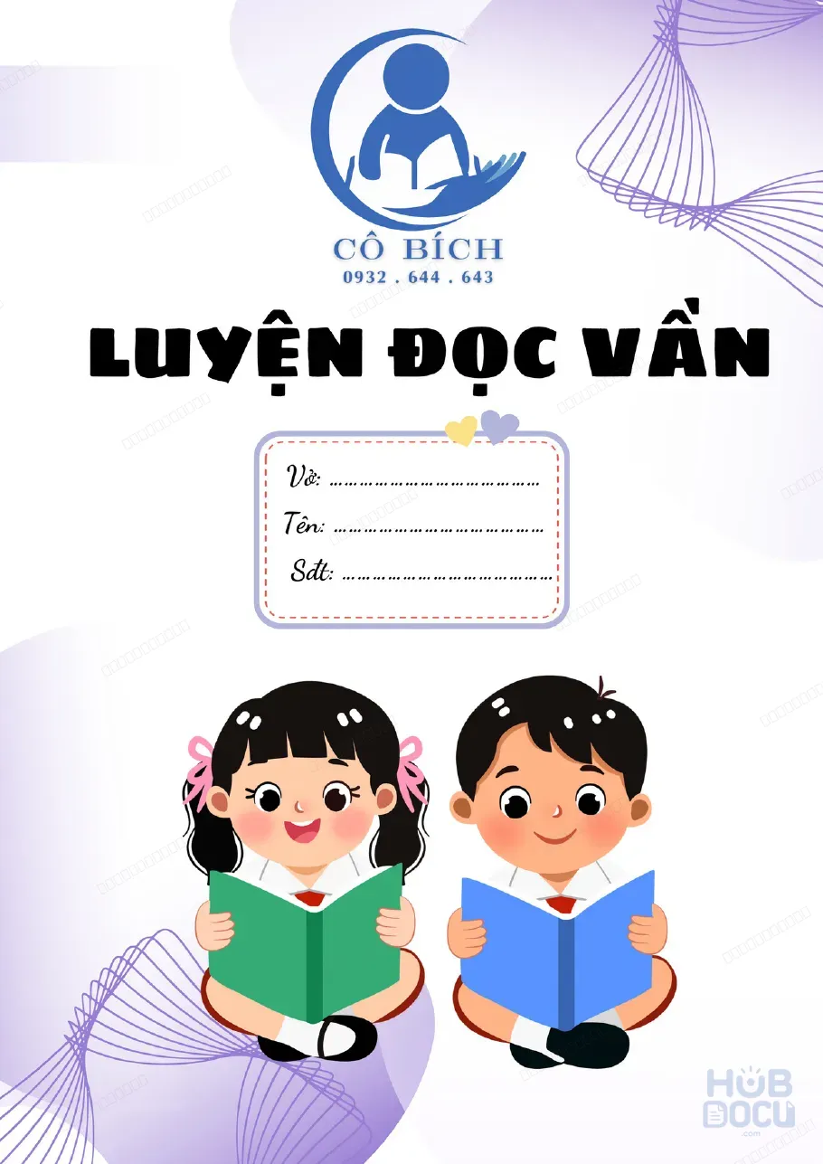 Mẫu vần theo sách Kết nối tri thức