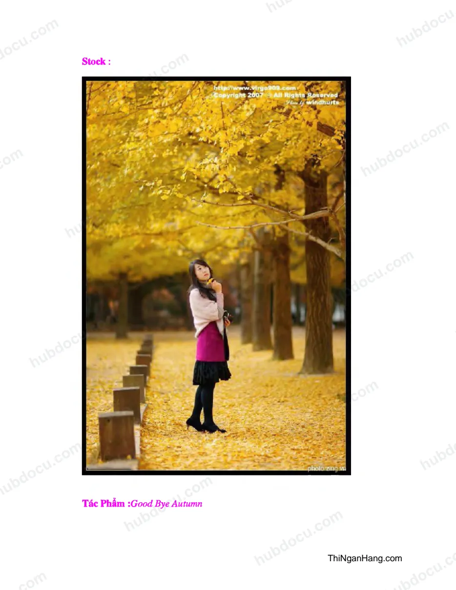 Chỉnh sửa photoshop blend mùa thu