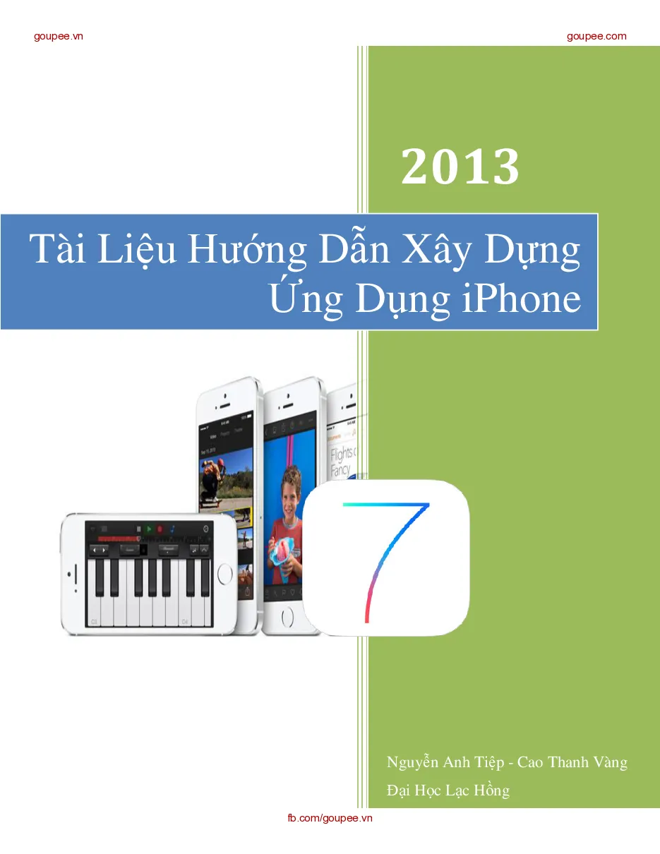 Hướng dẫn xây dựng ứng dụng iPhone (Nguyễn Anh Tiệp - Cao Thanh Vàng)