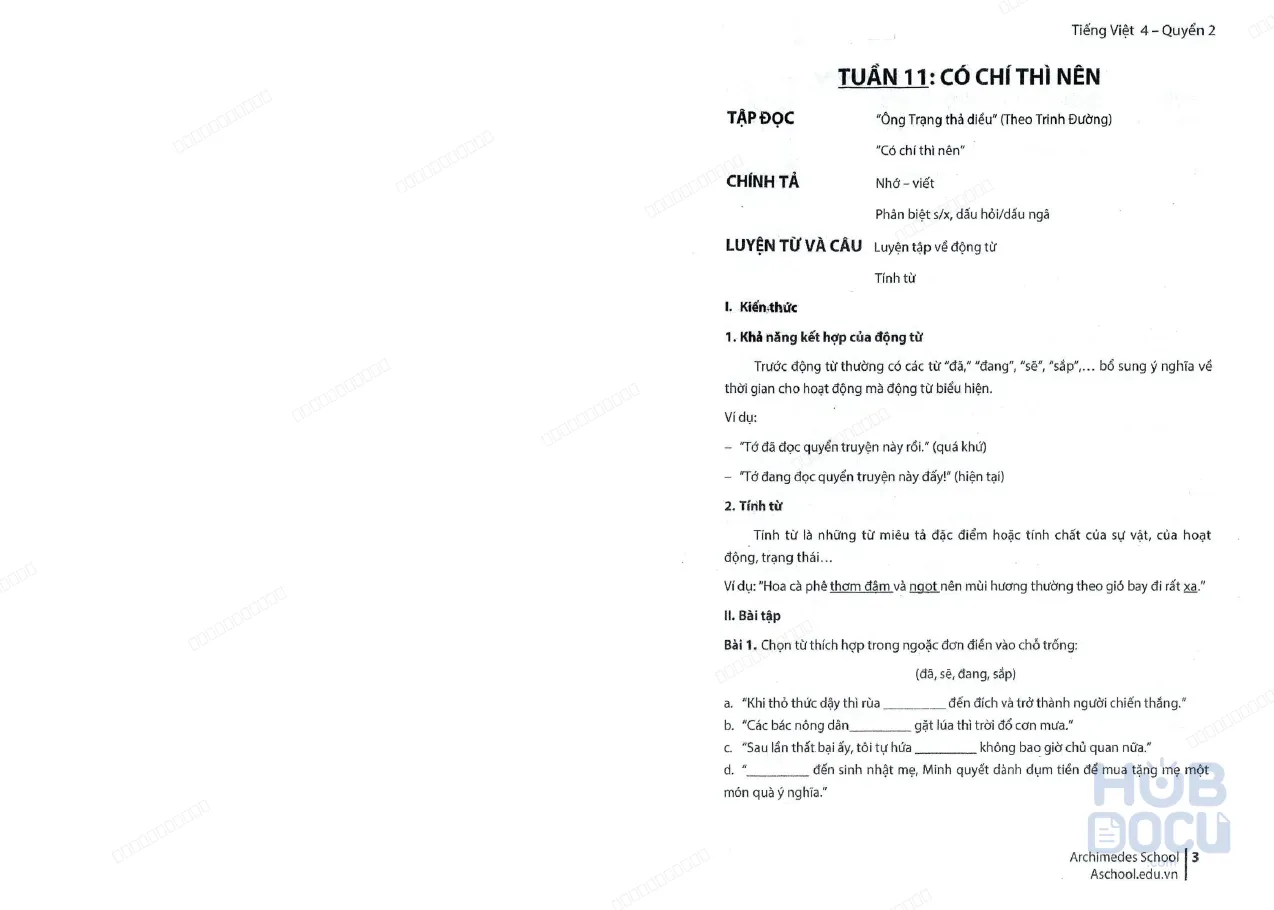 Tiếng Việt Lớp 4 (Quyển 2) - Archimedes Books