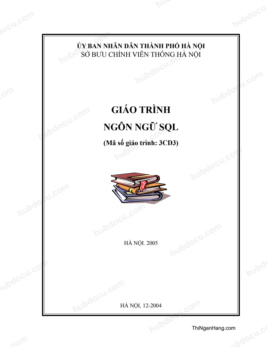Giáo trình ngôn ngữ SQL