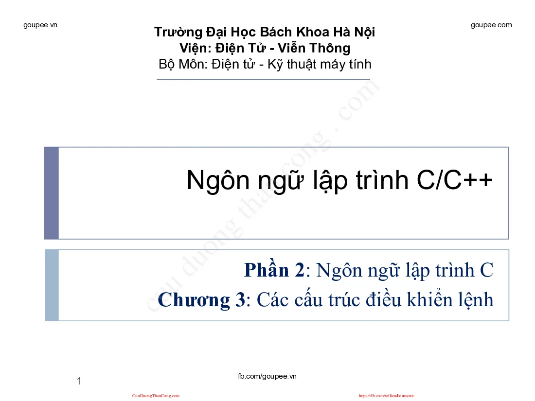 Ngôn ngữ lập trình - Chương 1.2 (HUST)