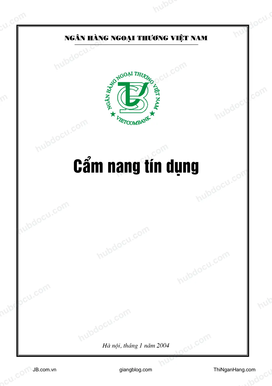 Sổ tay tín dụng Vietcombank (VCB)